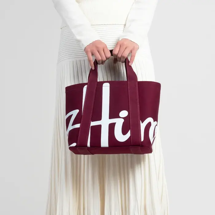 Nouveau sac fourre-tout tendance en coton avec logo