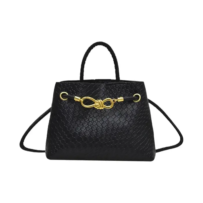 Sac fourre-tout élégant pour femme 2026 – Sac à main de banlieue de luxe à motif tissé