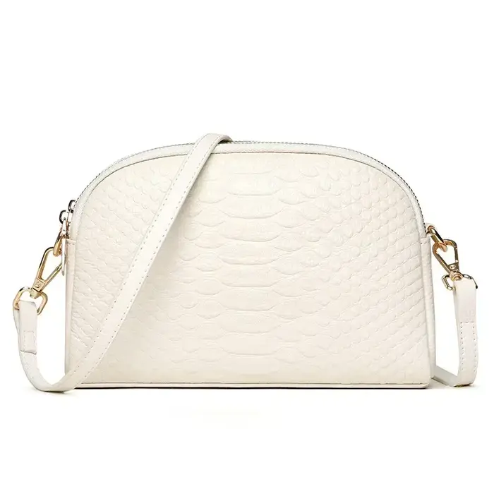 Sac à bandoulière en cuir véritable pour femme