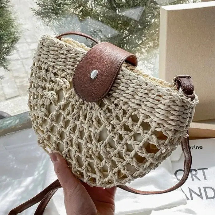 Sac de paille d'été pour femmes
