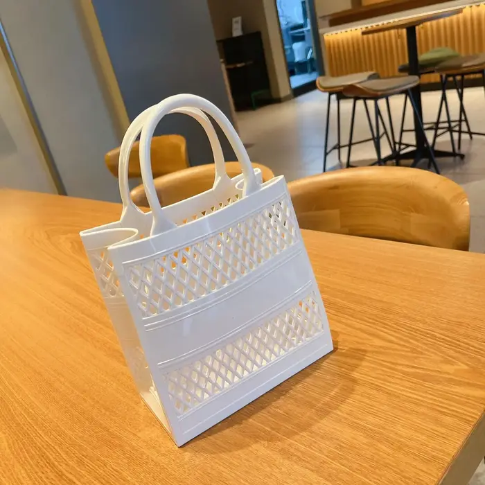 Sac fourre-tout en maille pour femmes, sac fourre-tout de plage, sacs à bandoulière transparents, sa