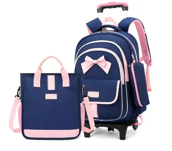 Sac à dos à roulettes pour filles