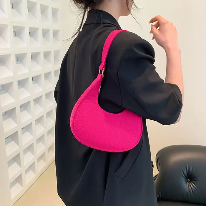 Sac sous le bras à motif pierre pour femme