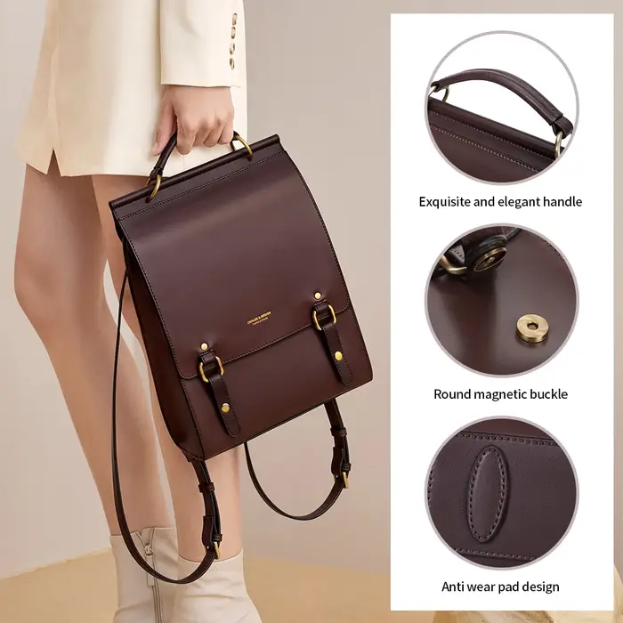 Cnoles femmes sacs à dos en cuir sac à main sacs à bandoulière femme Vintage voyage sac à dos décont