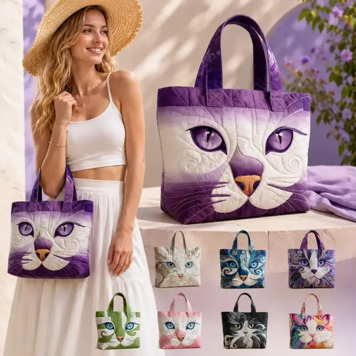 Sac fourre-tout matelassé vintage pour femmes