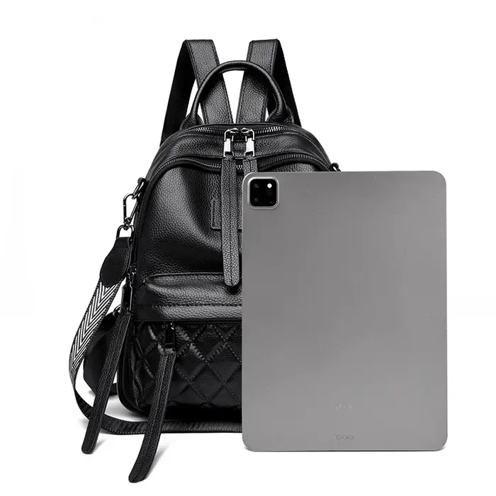 Sac à dos en cuir de vachette tendance