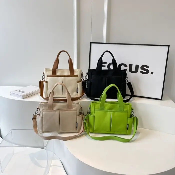 Sac fourre-tout en toile pour femme