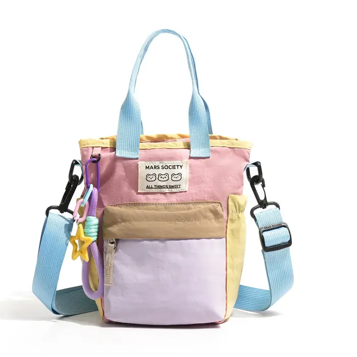 Nouveau Sac Seau en Toile Tendance 2026 pour Femme – Sac à Bandoulière Léger et Résistant au Quotidi
