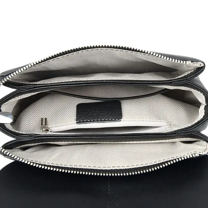 Sac à bandoulière pour femme en cuir véritable marron