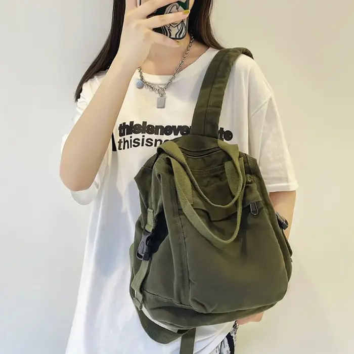 Nouveau Vintage femmes sacs à dos Style japonais toile voyage sac à dos grande capacité adolescents cartable