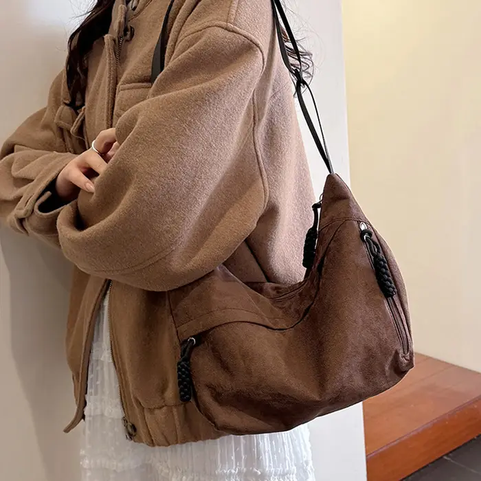 Sac Hobo Rétro Grande Capacité pour Femme