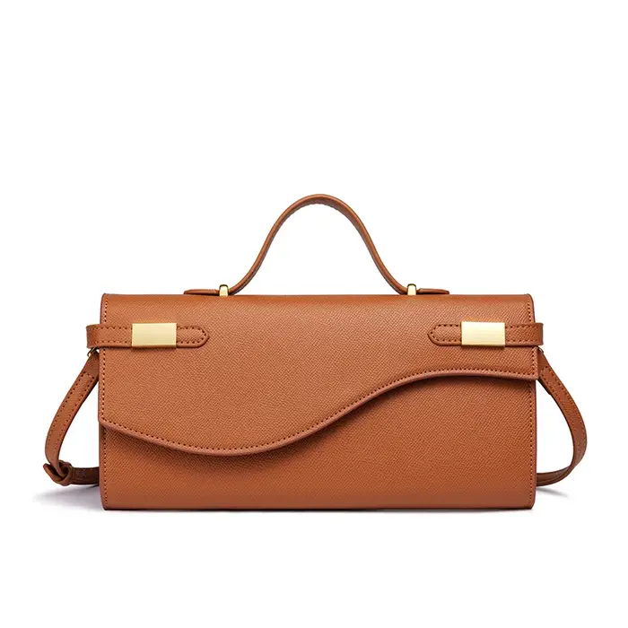 2025 transfrontalier nouveau cuir PU texture vintage pochette mode mini sac à main dames banlieue diagonale sac