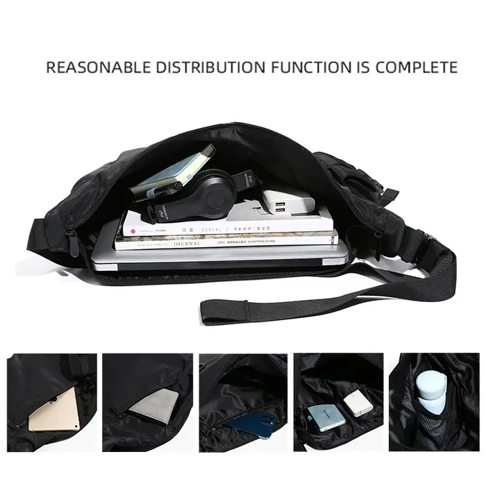 MOYYI coréen hommes sacs de messager femmes voyage décontracté grand Hobo sac étanche en Nylon ordinateur portable
