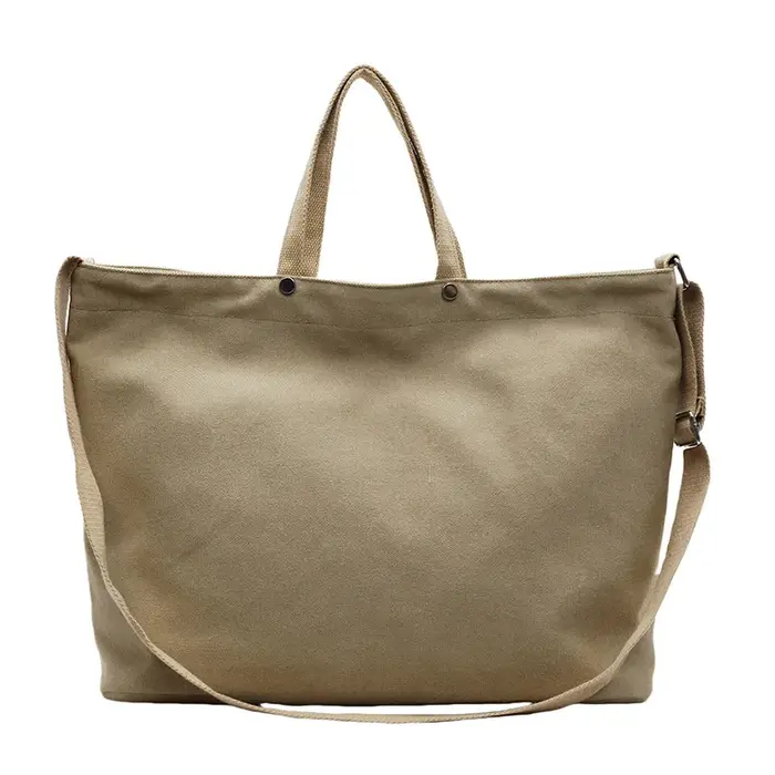Sac fourre-tout en toile grande capacité