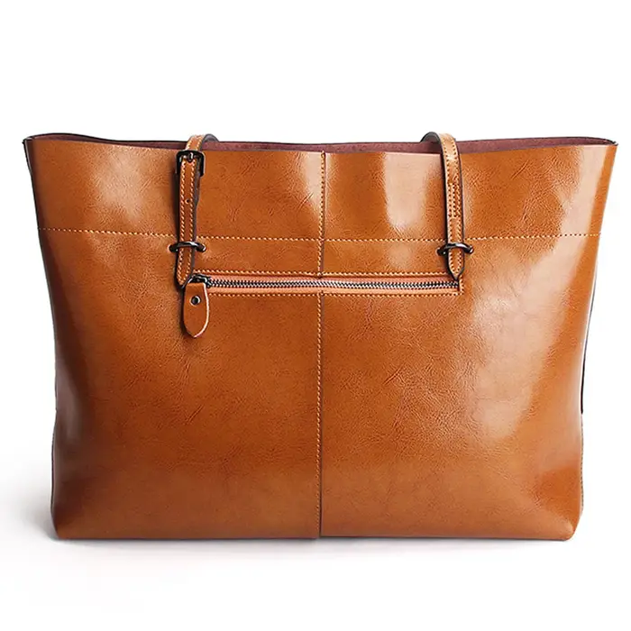 Zency nouveau marron femmes sac à main 100% en cuir véritable femme sac à bandoulière dames noir sac fourre-tout grande capacité sacs à provisions