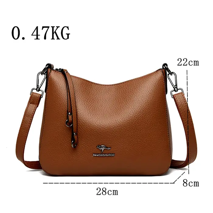 Sacs à main de luxe en cuir de grande capacité pour femmes