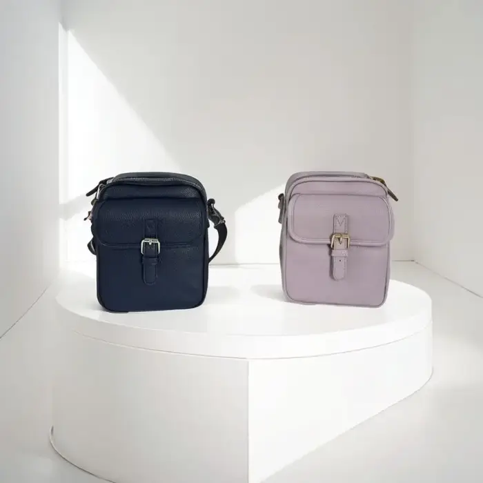 Sac messager en cuir pour femmes