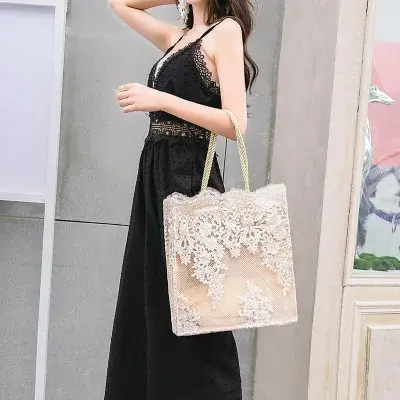 Sac à main en dentelle pour femmes