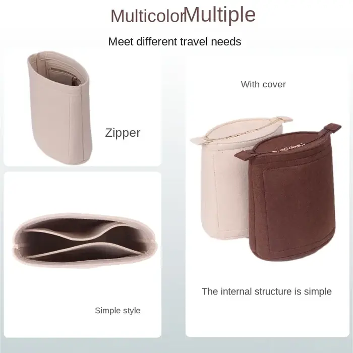 Organisateur d'insertion de sac pour sac de créateur monogramme LV seau GM