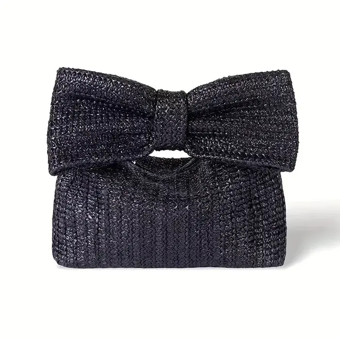 Sac de plage bohème en paille tressée pour femme, sac à bandoulière chic pour filles, cadeau idéal