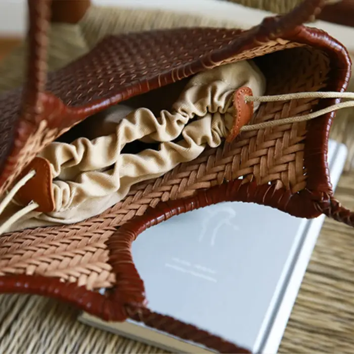 Sac fourre-tout bohème tissé