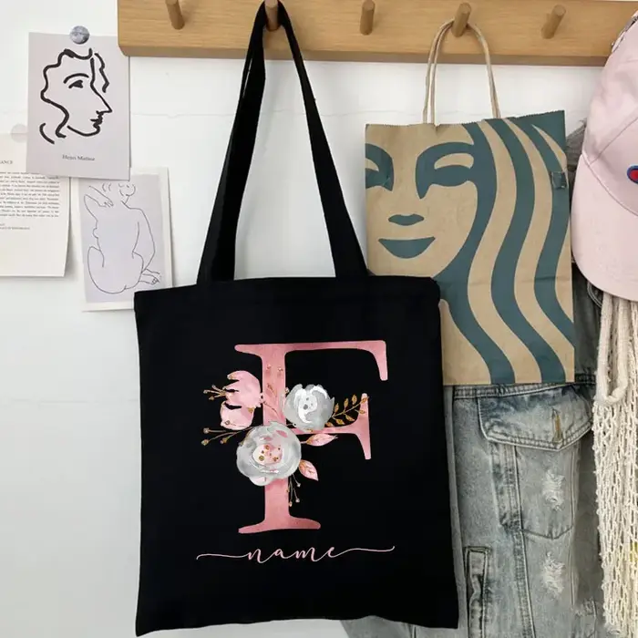 Sac à bandoulière personnalisé avec nom pour femmes