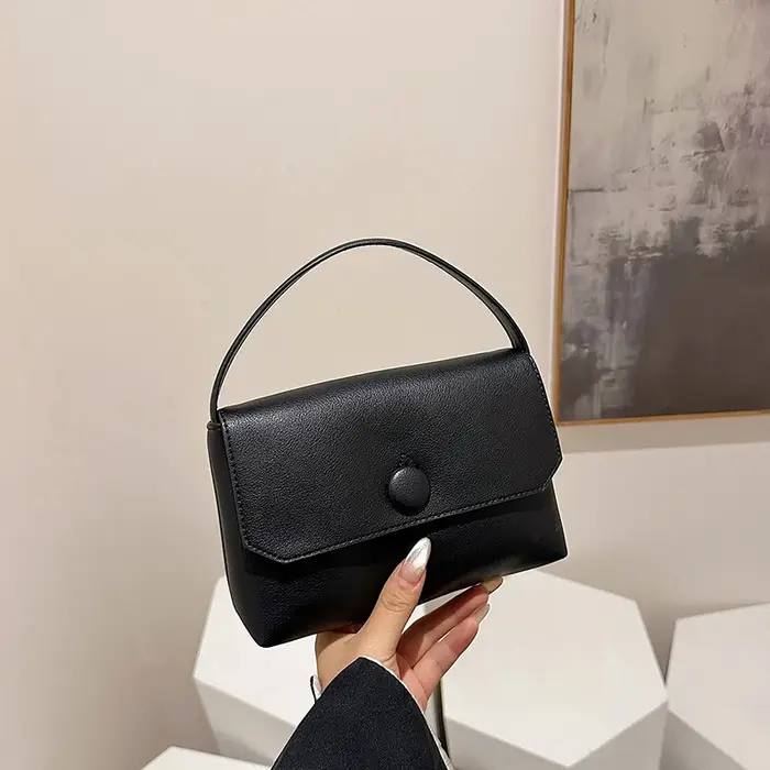 Fil à coudre décontracté PU fermeture éclair grande capacité sacs à bandoulière pour les femmes douce personnalité