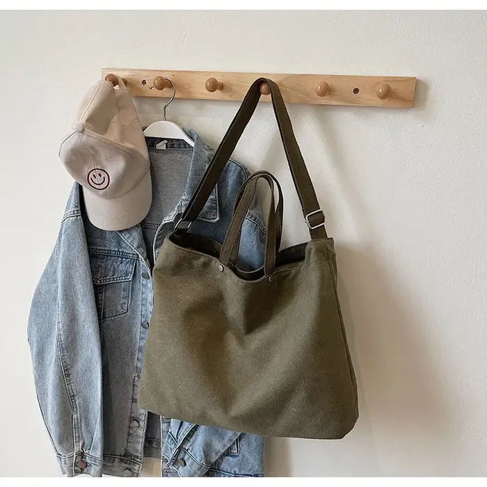 Sac fourre-tout en toile grande capacité, nouvelle collection, sac bandoulière pour les trajets quot