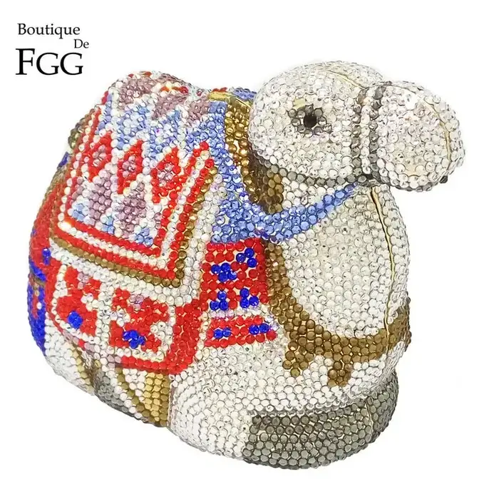 Pochette chameau Minwaist pour femme, sac à main en biscuits, sacs de soirée en cristal, mariage, co