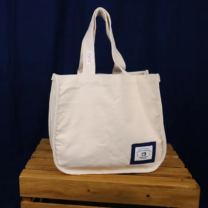 Style Vintage japonais toile fourre-tout hommes femmes Sac Shopping Sac à main coton épais compartiment stockage Eco Sac Shopper sacs à bandoulière