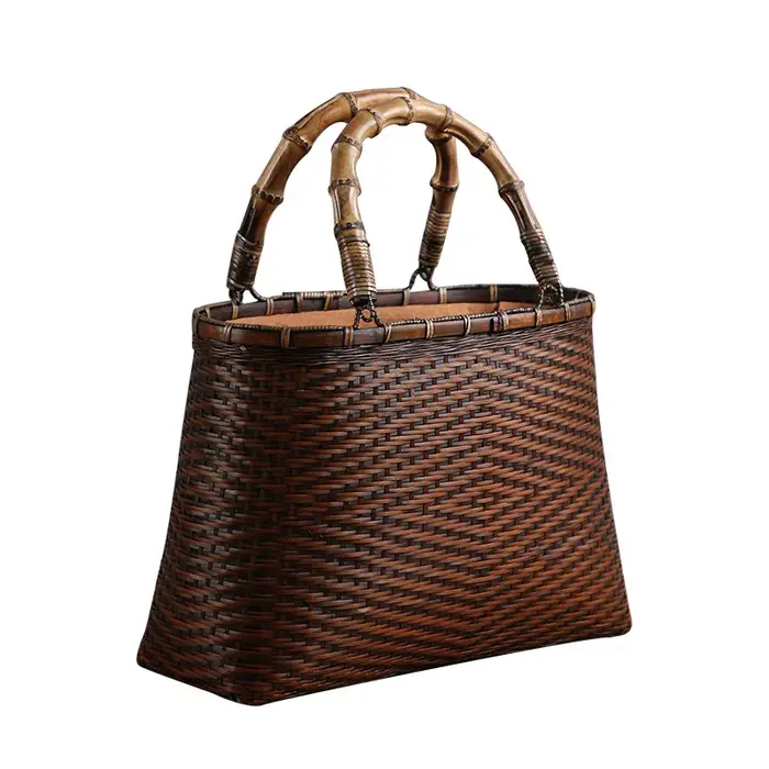 Sac à main en bambou fait main