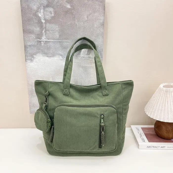 Sac à bandoulière décontracté pour femmes, fourre-tout en tissu doux de haute qualité, grande capaci