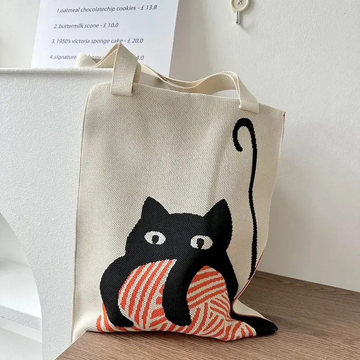 Sac à main en tricot de Noël pour femmes et filles