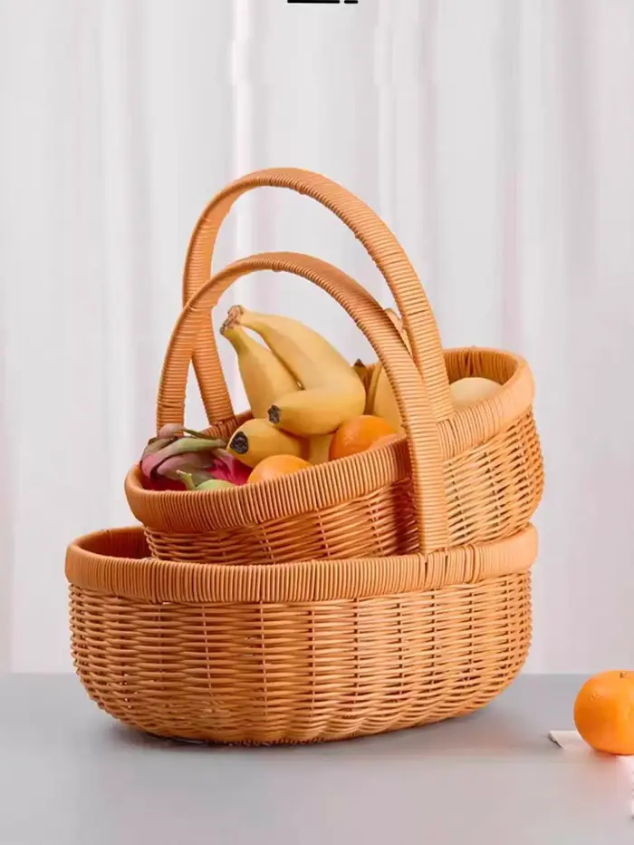 Panier fourre-tout tissé à la main