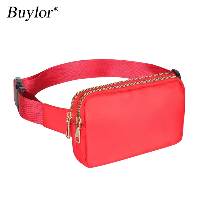 Buylor femmes taille Packs mode ceinture sacs Double pochette concepteur Bum hanche sac épaule poitrine Pack étanche téléphone sac à bandoulière