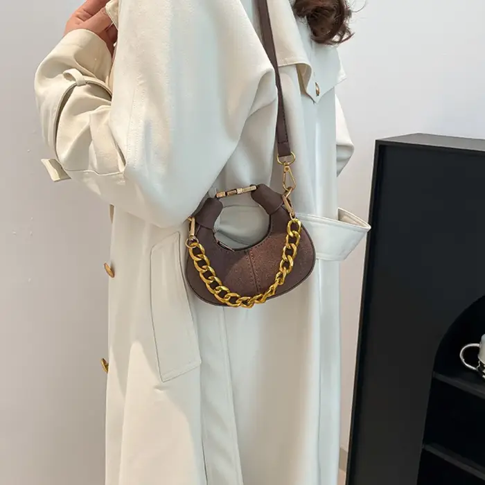 Mini sac à bandoulière en cuir PU pour femmes