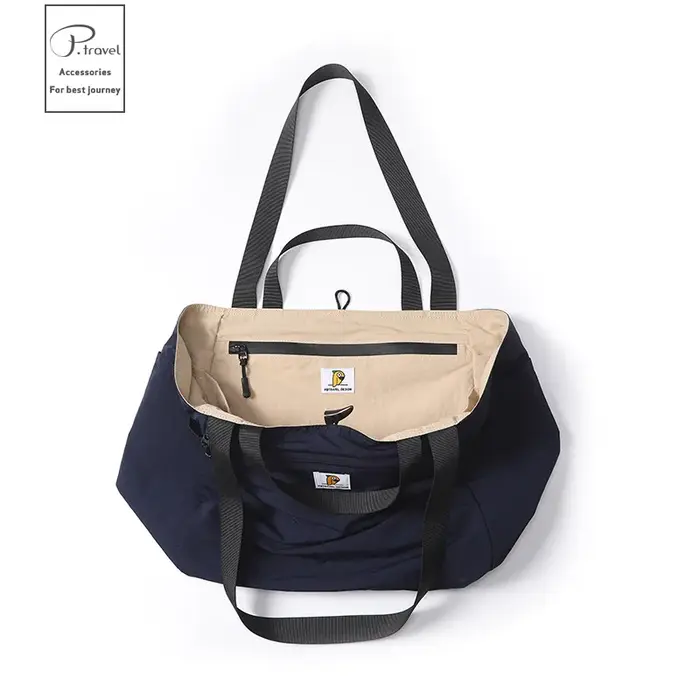 Sac fourre-tout en nylon lavé pour femmes