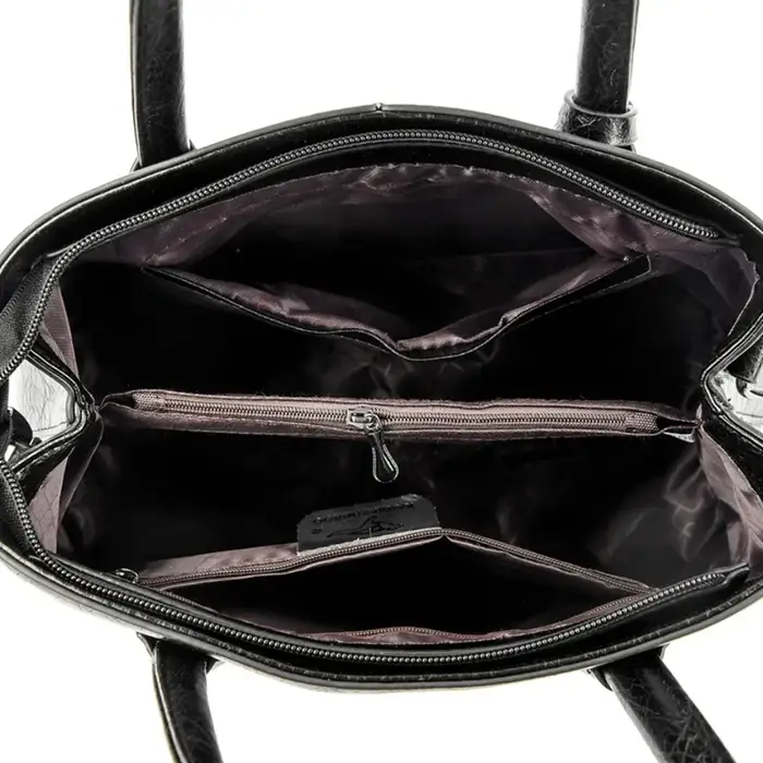 Sacs à main en cuir souple de marque authentique pour femmes, grands sacs fourre-tout, sacs à bandou