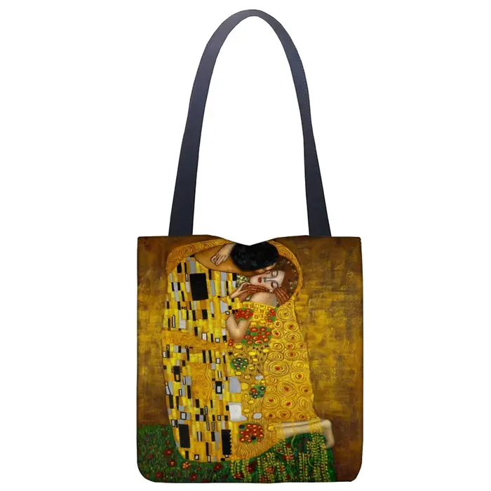 Nouveau sac fourre-tout Gustav Klimt abstrait grande capacité sac à bandoulière décontracté sac réut