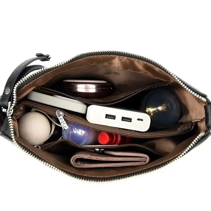 Sacs à bandoulière en cuir souple pour femmes