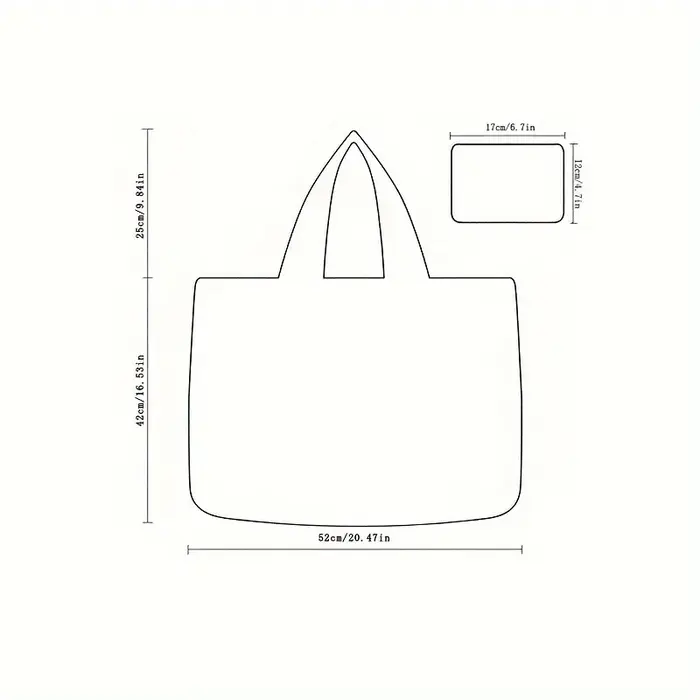 Sac fourre-tout pliable en nylon
