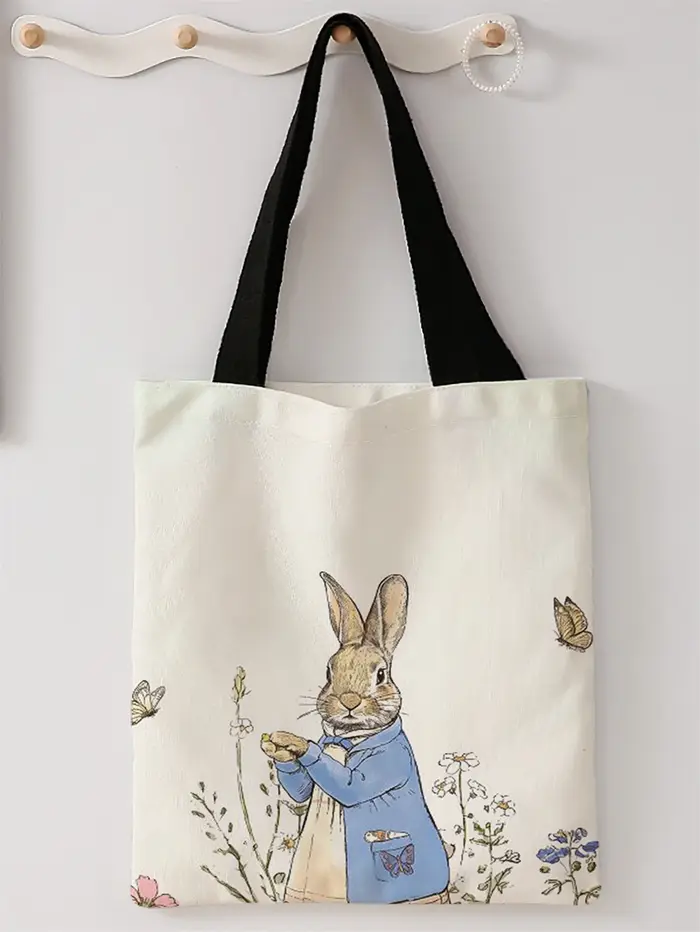 Sac à main décontracté imprimé motif lapin