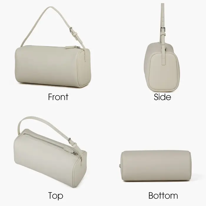 DONNAIN Mini sac à main en cuir véritable pour femme