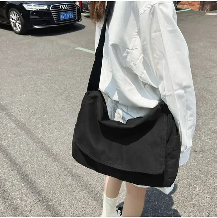 Hobo-Sac en toile souple pour femme