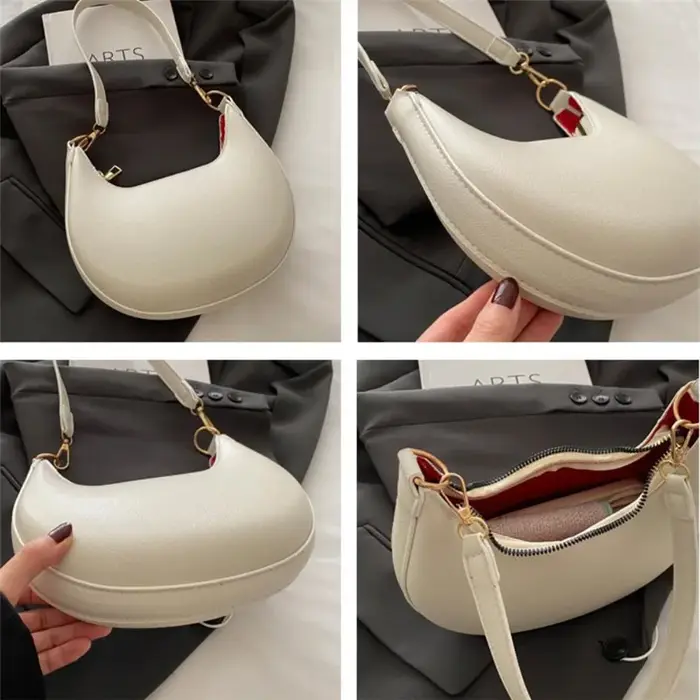 Sac à main croissant de luxe pour femmes