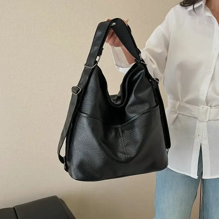 Sac à main vintage en cuir pour femme