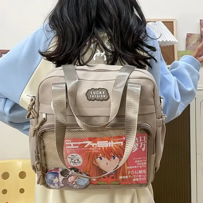 Sac à bandoulière Style Preppy japonais Y2K