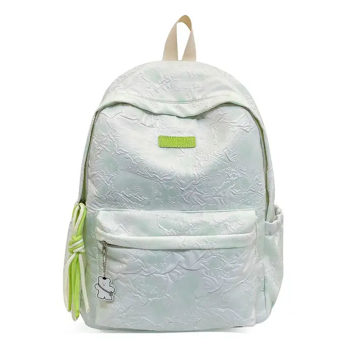 Mode décontracté doux polyvalent sac à dos pour les filles étudiants Niche grande capacité en plein air Double sacs à