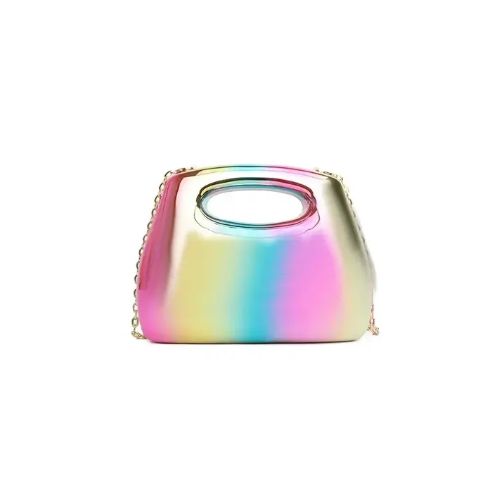 Sac à main hobo en acrylique doré pour femme