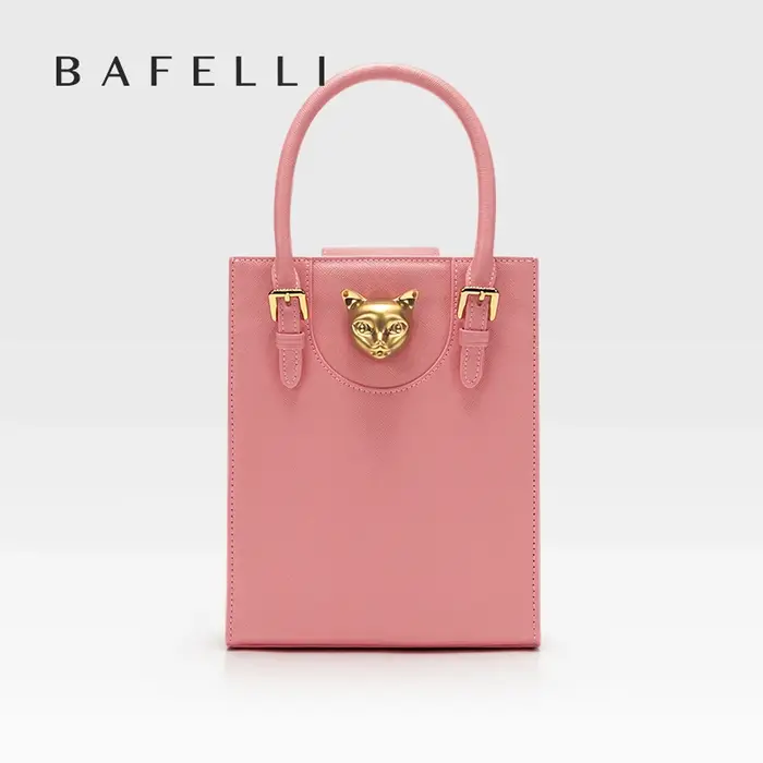 BAFELLI 2026 NOUVEAU SAC À MAIN FEMME MARQUE DE LUXE CAT DESIGNER ORIGINAL TENDANCE SAC À BANDOULIÈRE CASUAL MINI TOTE CROSSBODY